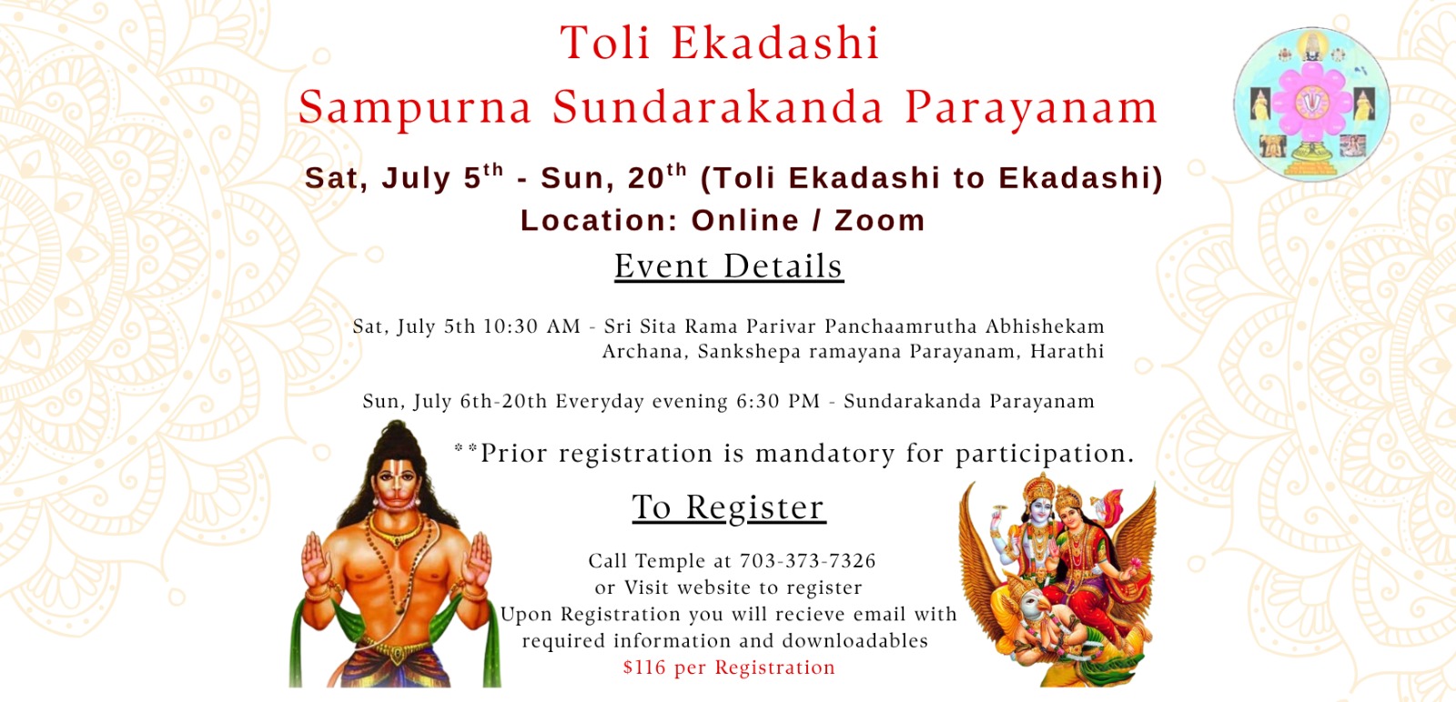 Ekadashi Sundarakanda parayana